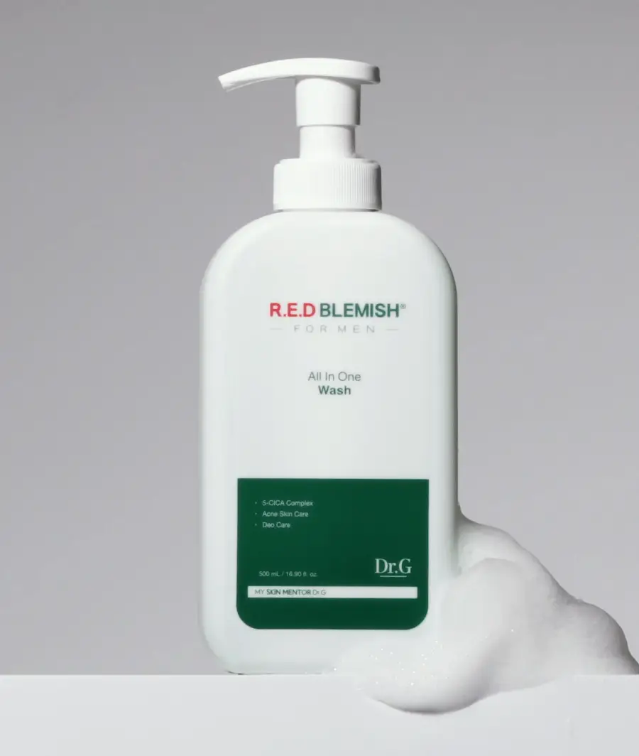 [증정기획] 닥터지 레드 블레미쉬 포 맨 올인원 워시 500ml 기획 (+30ml) 상세페이지 13